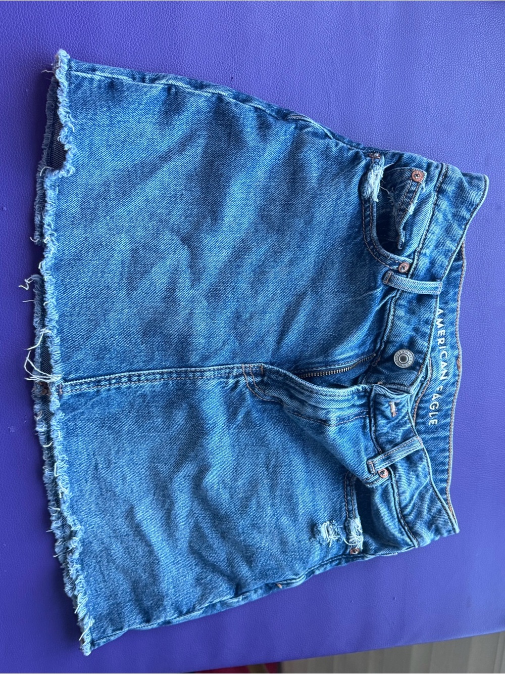 American Eagle Outfitters Blue Denim Mini Skirt